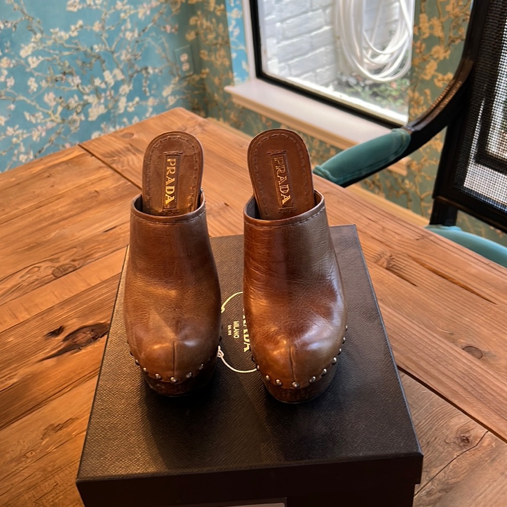 Prada clogs